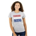 thumbnail image 1 of US Air Force Courage Honor Strength Women's T Shirt Ladies Tee Brisco Brands X, 1 of 5