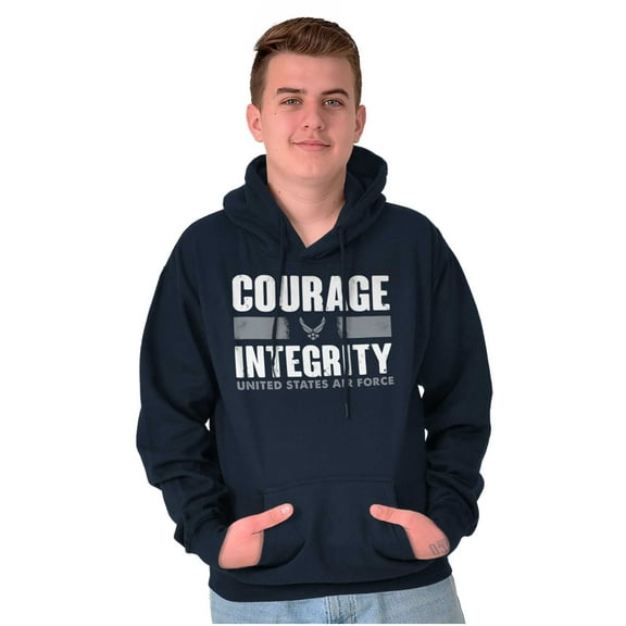 US Air Force Courage Integrity Hoodie Sweatshirt Women Men Brisco Brands S