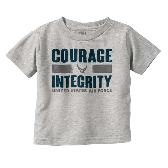 US Air Force Courage Integrity Toddler Boy Girl T Shirt Infant Toddler Brisco Brands 4T