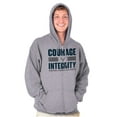 thumbnail image 1 of US Air Force Courage Integrity Zip Up Hoodie Men's Women's Brisco Brands S, 1 of 6