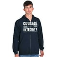 thumbnail image 1 of US Air Force Courage Integrity Zip Up Hoodie Men's Women's Brisco Brands S, 1 of 6
