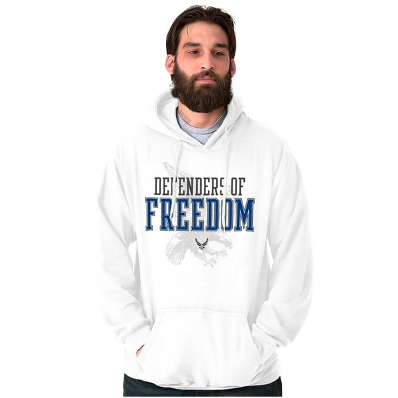 US Air Force Defenders of Freedom Hoodie Sweatshirt Women Men Brisco Brands M