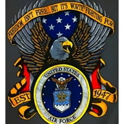 US Air Force Diamond Painting Set (for Adults) 5D DIY Diamond Art Set (for Beginners) Round Full Diamond Diamond Painting Gemstone Art Crafts (Home Wall Decoration Gift)