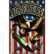 US Air Force Diamond Painting Set (for Adults) 5D DIY Diamond Art Set (for Beginners) Round Full Diamond Diamond Painting Gemstone Art Crafts (Home Wall Decoration Gift)