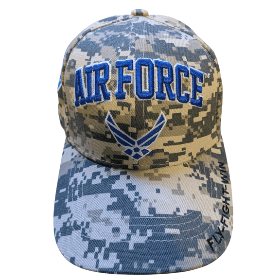 US Air Force Digital Pride Motto Camouflage Baseball Cap