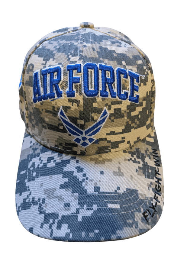 US Air Force Digital Pride Motto Camouflage Baseball Cap