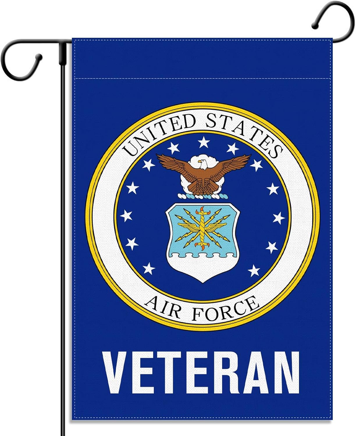 US Air Force Emblem Veteran Garden Flag USAF Military Decoration