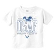 thumbnail image 1 of US Air Force Excellence Bald Eagle Toddler Boy Girl T Shirt Infant Toddler Brisco Brands 5T, 1 of 6