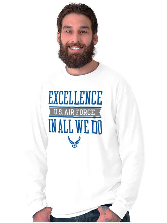 US Air Force Excellence in All We Do Long Sleeve TShirt Men Women Brisco Brands S