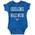 thumbnail image 1 of US Air Force Excellence in All We Do Romper Boys or Girls Infant Baby Brisco Brands 12M, 1 of 7