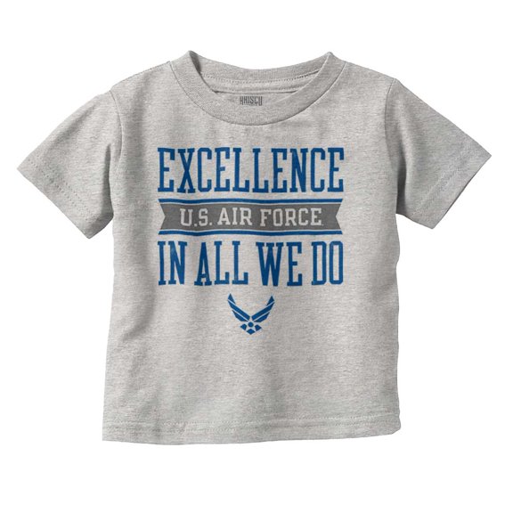 US Air Force Excellence in All We Do Toddler Boy Girl T Shirt Infant Toddler Brisco Brands 4T