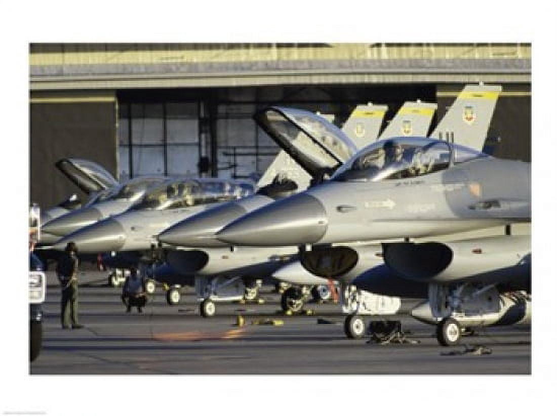 US Air Force F-16 Fighter Jets Hill Air Force Base Utah USA Canvas Art - (24 x 18)