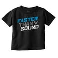 thumbnail image 1 of US Air Force Faster Than Sound USAF Toddler Boy Girl T Shirt Infant Toddler Brisco Brands 6M, 1 of 6