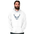 thumbnail image 1 of US Air Force Fighter Pilot Wings Hoodie Sweatshirt Women Men Brisco Brands M, 1 of 6