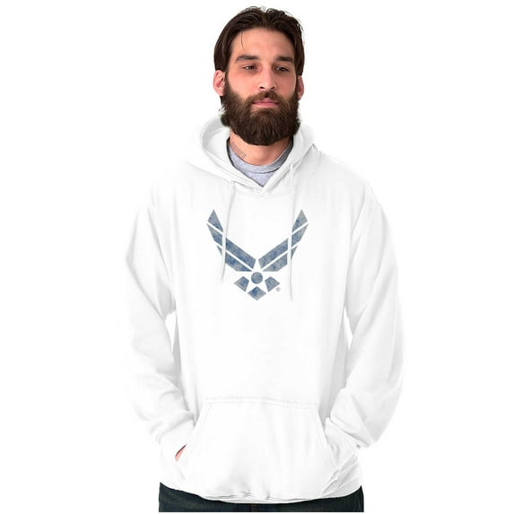 US Air Force Fighter Pilot Wings Hoodie Sweatshirt Women Men Brisco Brands M
