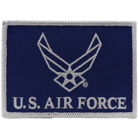 Eagle Emblems PM3802 Patch - USAF, Flag II - 3.5 x 2.5 in.