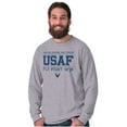 thumbnail image 1 of US Air Force Fly Fight Win Athletic Long Sleeve TShirt Men Women Brisco Brands X, 1 of 6