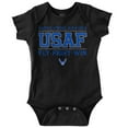 thumbnail image 1 of US Air Force Fly Fight Win Athletic Romper Boys or Girls Infant Baby Brisco Brands 6M, 1 of 6