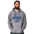 thumbnail image 1 of US Air Force Fly Fight Win Eagle Hoodie Sweatshirt Women Men Brisco Brands S, 1 of 6