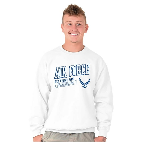 US Air Force Fly Fight Win Est 1947 Unisex Plus Size Sweatshirt Brisco Brands 2X