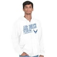 thumbnail image 1 of US Air Force Fly Fight Win Est 1947 Zip Up Hoodie Men's Women's Brisco Brands M, 1 of 6