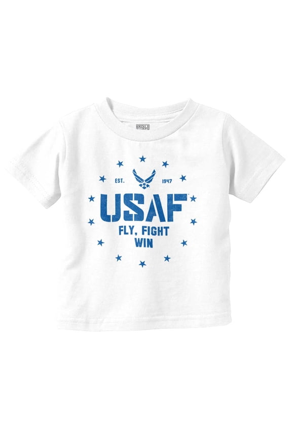 Fly Fight Win Logo Toddler Boy Girl T Shirt Infant Toddler Brisco Brands 2T