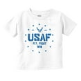 thumbnail image 1 of US Air Force Fly Fight Win Logo Toddler Boy Girl T Shirt Infant Toddler Brisco Brands 6M, 1 of 6