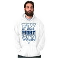 thumbnail image 1 of US Air Force Fly Fight Win Slogan Hoodie Sweatshirt Women Men Brisco Brands M, 1 of 6