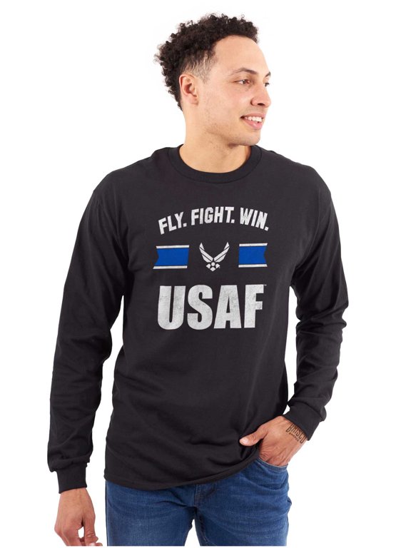 US Air Force Fly Fight Win USAF Long Sleeve TShirt Men Women Brisco Brands M
