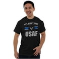 thumbnail image 1 of US Air Force Fly Fight Win USAF Men's Graphic T Shirt Tees Brisco Brands S, 1 of 5