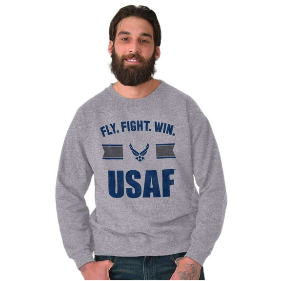 US Air Force Fly Fight Win USAF Sweatshirt for Men or Women Brisco Brands M