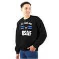 thumbnail image 1 of US Air Force Fly Fight Win USAF Sweatshirt for Men or Women Brisco Brands S, 1 of 6