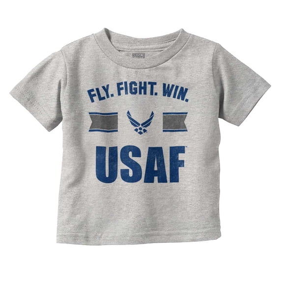 US Air Force Fly Fight Win USAF Toddler Boy Girl T Shirt Infant Toddler Brisco Brands 5T