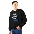 thumbnail image 1 of US Air Force Fly Fight Wind Pride Sweatshirt for Men or Women Brisco Brands S, 1 of 6