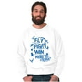 thumbnail image 1 of US Air Force Fly Fight Wind Pride Unisex Plus Size Sweatshirt Brisco Brands 4X, 1 of 5