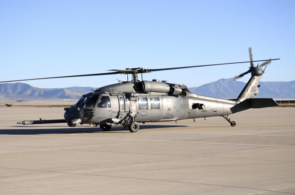 US Air Force HH-60G Pave Hawk at Kirtland Air Force Base New Mexico Canvas Art - Riccardo NiccoliStocktrek Images (17 x 12)