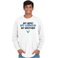 thumbnail image 1 of US Air Force Hero Airman Brother Unisex Plus Size Long Sleeve Tee Shirt Brisco Brands 2X, 1 of 5