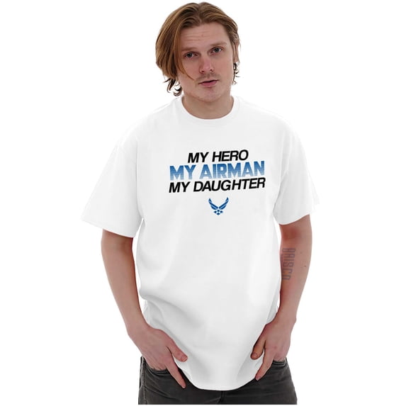 US Air Force Hero Airman Daughter Men's Graphic T Shirt Tees Brisco Brands S