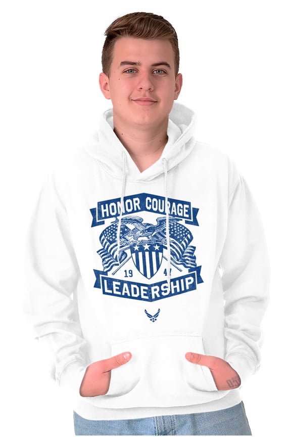 US Air Force Honor Courage Leadership Hoodie Sweatshirt Women Men Brisco Brands X