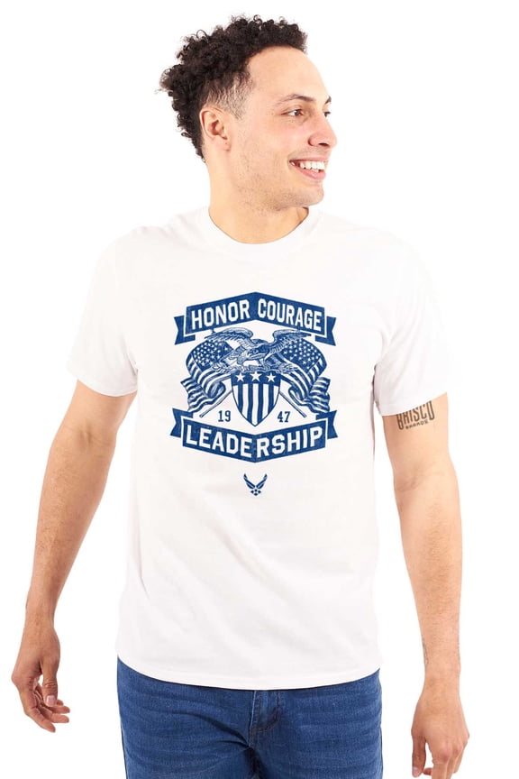 Honor Courage Leadership Men's Graphic T Shirt Tees Brisco Brands 5X