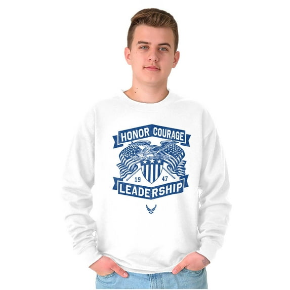 US Air Force Honor Courage Leadership Sweatshirt for Men or Women Brisco Brands S