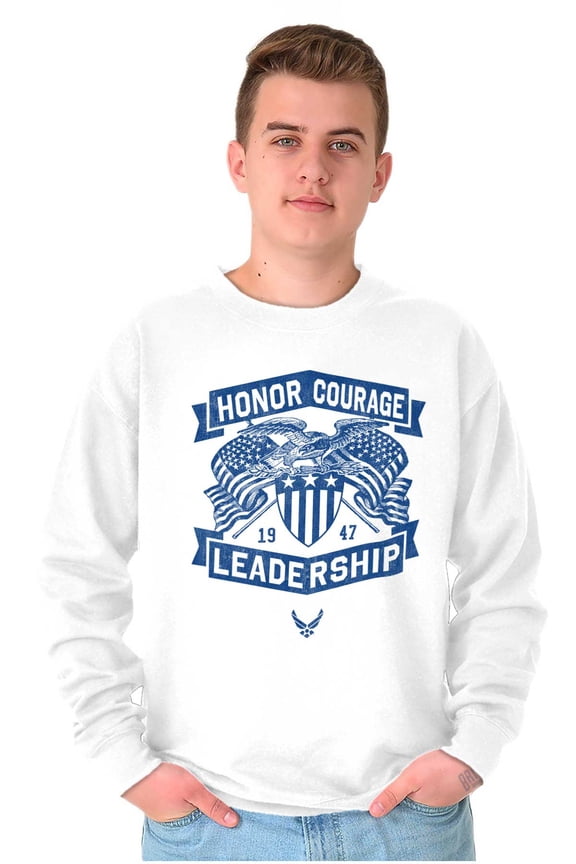 Honor Courage Leadership Unisex Plus Size Sweatshirt Brisco Brands 2X