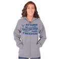 thumbnail image 1 of US Air Force Hubby Defending Freedom Women Plus Size Zipper Hoodie Brisco Brands 2X, 1 of 5