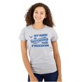 thumbnail image 1 of US Air Force Hubby Defending Freedom Women's T Shirt Ladies Tee Brisco Brands S, 1 of 5