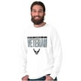 thumbnail image 1 of US Air Force Looking At USAF Veteran Unisex Plus Size Long Sleeve Shirt Brisco Brands 2X, 1 of 5