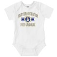 thumbnail image 1 of US Air Force Military Crest USAF Romper Boys or Girls Infant Baby Brisco Brands 24M, 1 of 6