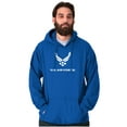 thumbnail image 1 of US Air Force Military Wings Emblem Hoodie Sweatshirt Women Men Brisco Brands M, 1 of 6