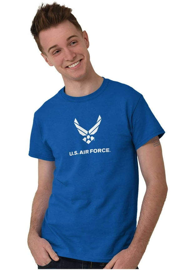 US Air Force Military Wings Emblem Men's Graphic T Shirt Tees Brisco Brands M