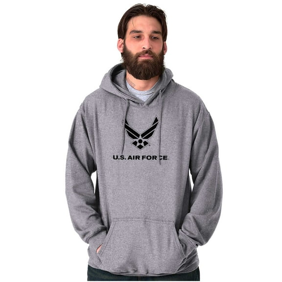 US Air Force Military Wings Symbol Hoodie Sweatshirt Women Men Brisco Brands S