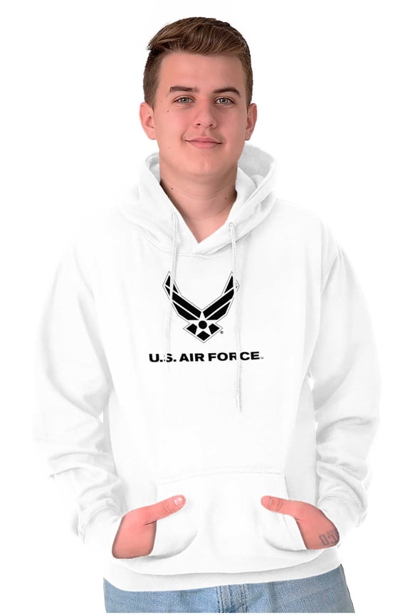 US Air Force Military Wings Symbol Hoodie Sweatshirt Women Men Brisco Brands X